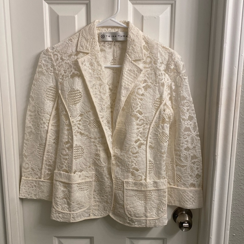 Trunk Turk White Lace Jacket